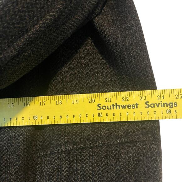 Vintage Burberrys Cusha Tweed Wool Trench Coat Rare England XX-Large - Picture 13 of 15